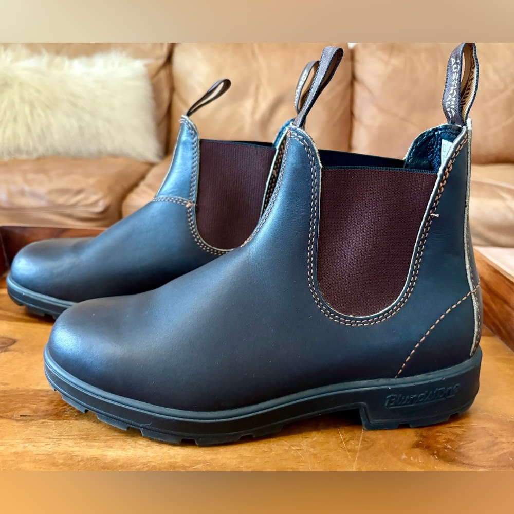 BLUNDSTONE 500 Series Unisex Premium Water Resistant Leather Chelsea Boots - Picture 9 of 11